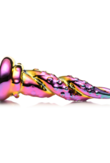 XR Brands Enchantress - Rainbow Glass Dildo