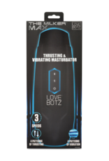 XR Brands The Milker Max - 14X Thrusting and Vibrating Masturbator - Black