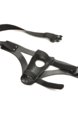 XR Brands Thunder Strap - Wand Thigh Harness - Zwart