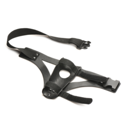 XR Brands Thunder Strap - Wand Thigh Harness - Zwart