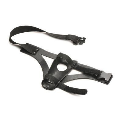 XR Brands Thunder Strap - Wand Thigh Harness - Zwart