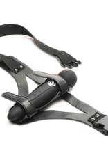 XR Brands Thunder Strap - Wand Thigh Harness - Zwart