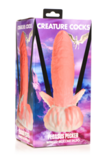 XR Brands Pegasus - Pecker Winged Silicone Dildo - Pink