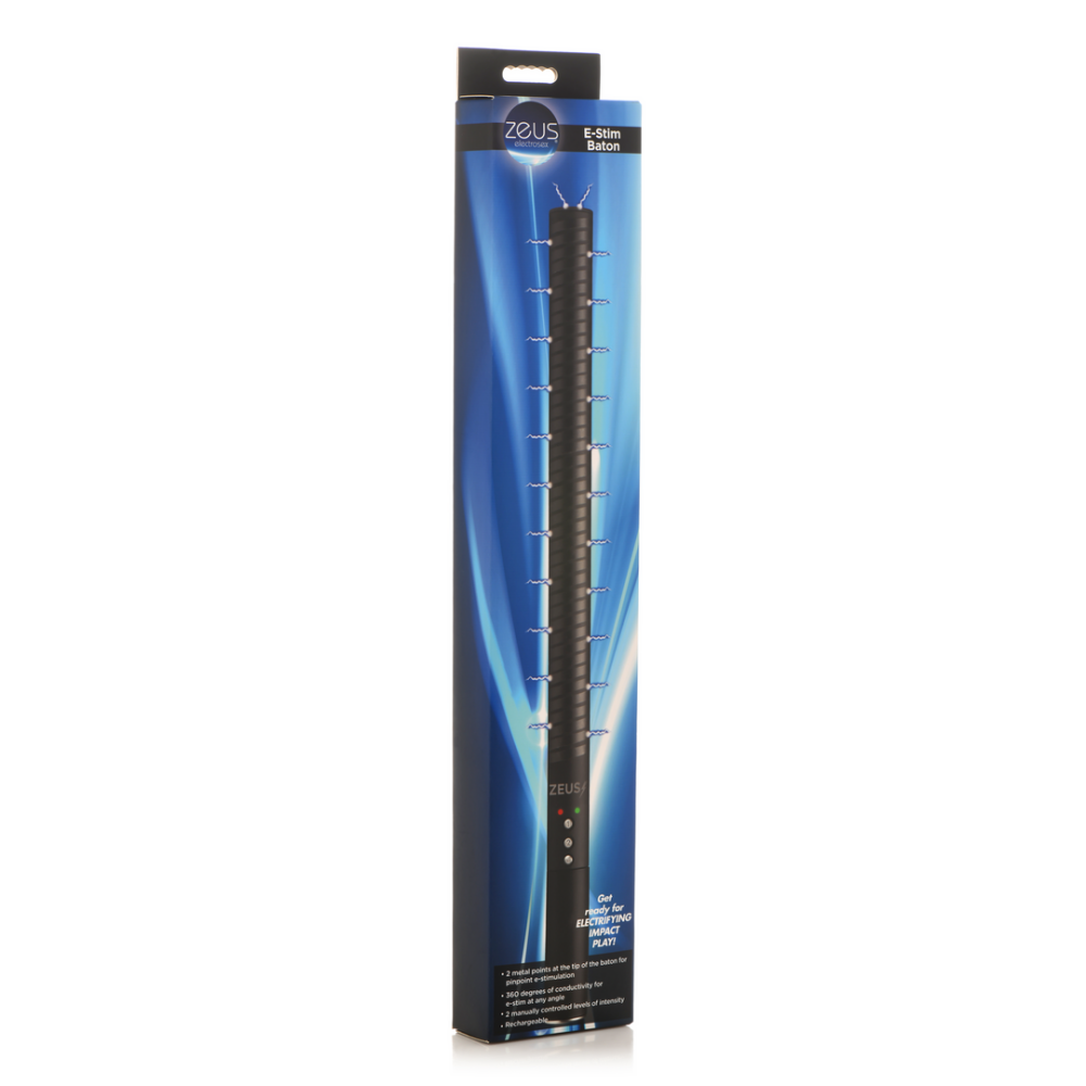 XR Brands E-Stim Baton - Zwart