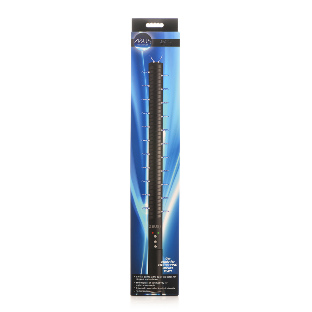 XR Brands E-Stim Baton - Zwart