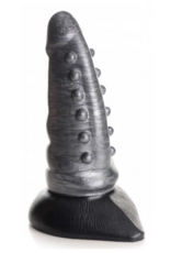 XR Brands Beastly - Tapered Bumpy Silicone Dildo