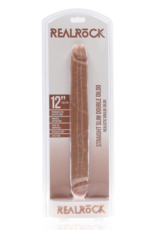 RealRock by Shots Slim Double Ended Dong 12 / 30,5 cm - Tan