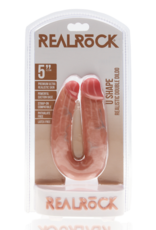 RealRock by Shots U Shaped Double Dildo 5 / 12,7 cm - Flesh