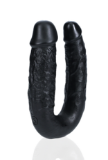 RealRock by Shots U Shaped Double Dildo 5 / 12,7 cm - Black