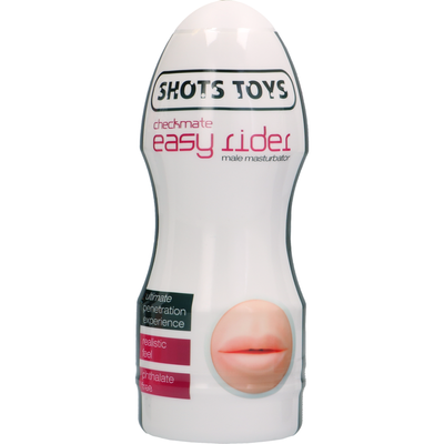 Image of Shots Toys by Shots Easy Rider Checkmate - Masturbator - Mouth