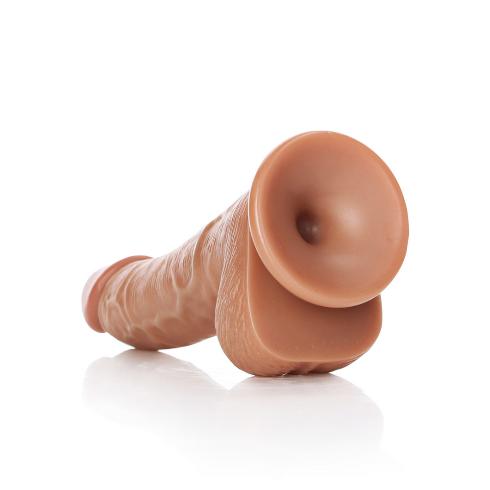 RealRock by Shots Curved Realistic Dildo with Balls and Suction Cup - 6 / 15,5 cm