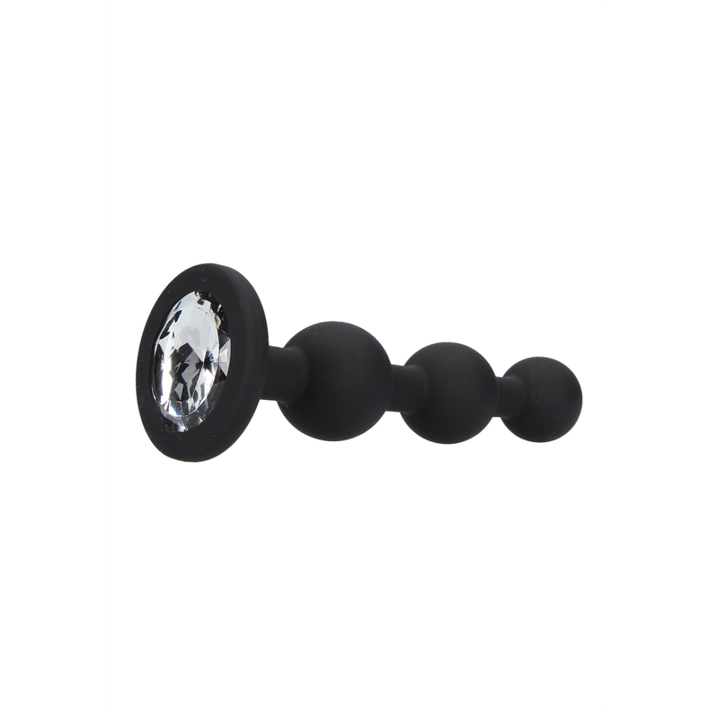 Ouch! by Shots Silicone Beaded Diamond Buttplug