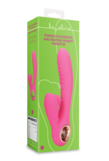 Loveline by Shots Tongue Flickering en Heating Rabbit Vibrator - Exuberant Pink
