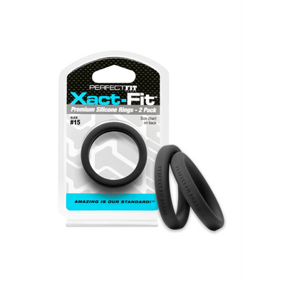 Image of PerfectFitBrand #15 Xact-Fit - Cockring 2-Pack 
