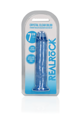 RealRock by Shots Straight Realistic Dildo with Suction Cup - 7'' / 18