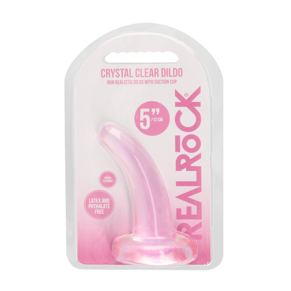 RealRock by Shots Non-Realistic Dildo with Suction Cup - 5 / 11,5 cm