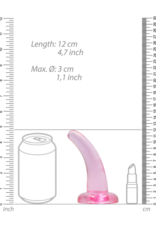 RealRock by Shots Non-Realistic Dildo with Suction Cup - 5 / 11,5 cm