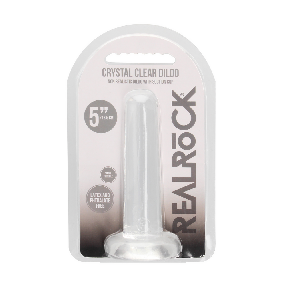 RealRock by Shots Non-Realistic Dildo with Suction Cup - 5 / 13,5 cm