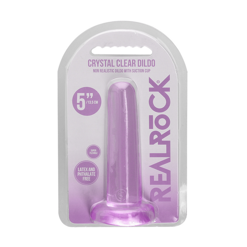 RealRock by Shots Non-Realistic Dildo with Suction Cup - 5 / 13,5 cm