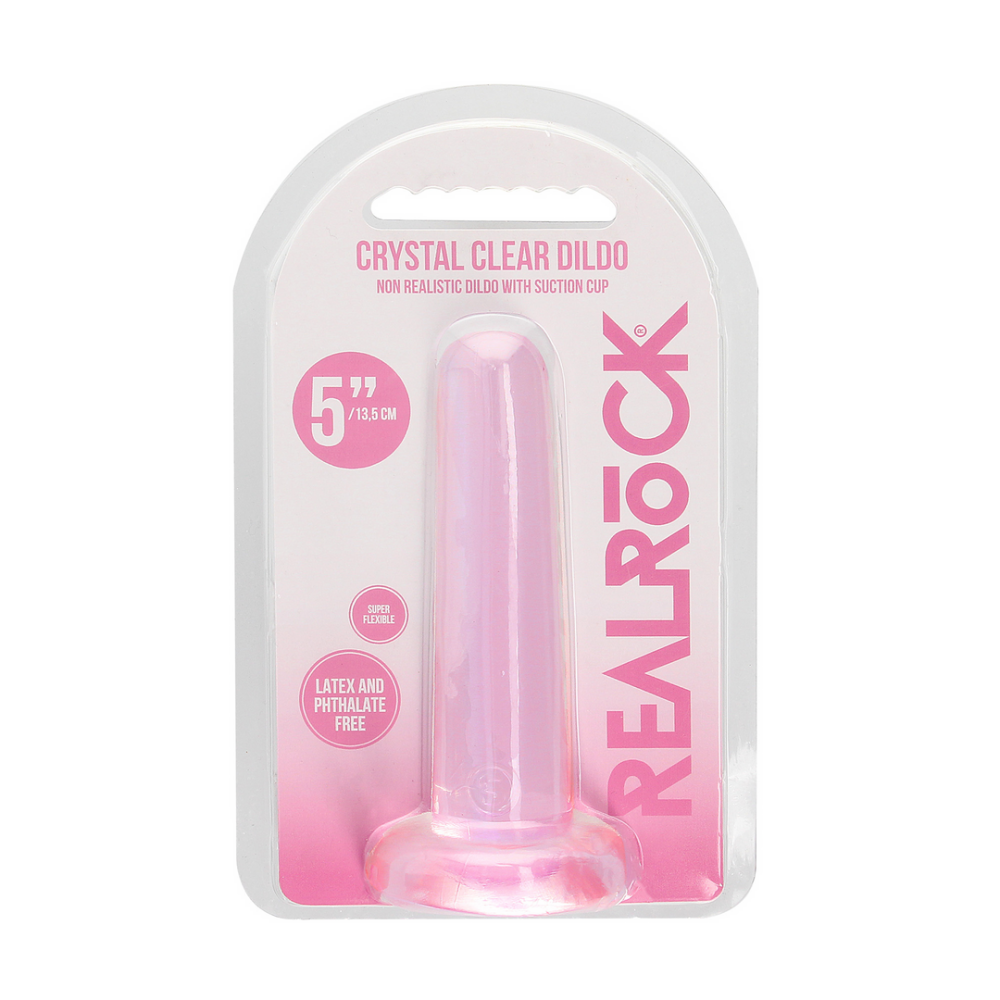 RealRock by Shots Non-Realistic Dildo with Suction Cup - 5 / 13,5 cm