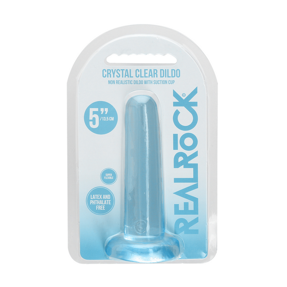 RealRock by Shots Non-Realistic Dildo with Suction Cup - 5 / 13,5 cm