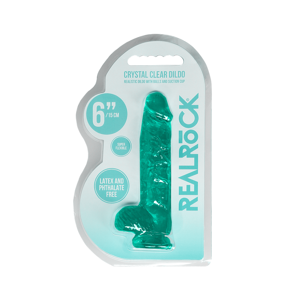 RealRock by Shots Realistic Dildo with Balls - 6 / 15 cm