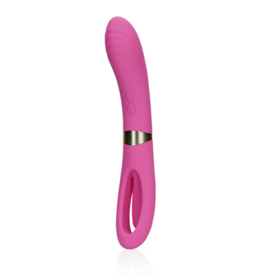 Loveline by Shots Dubbelzijdige flapper en G-Spot vibrator - Uitbundig Roze