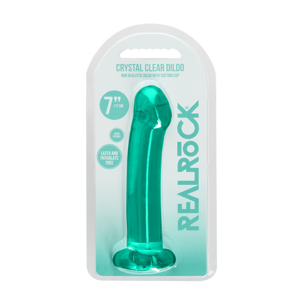 RealRock by Shots Non-Realistic Dildo with Suction Cup - 7 / 17 cm