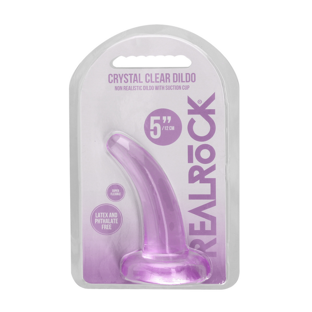 RealRock by Shots Non-Realistic Dildo with Suction Cup - 5 / 11,5 cm