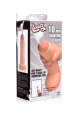 XR Brands Realistic Dual Density Squirting Dildo - 10 / 25,5 cm