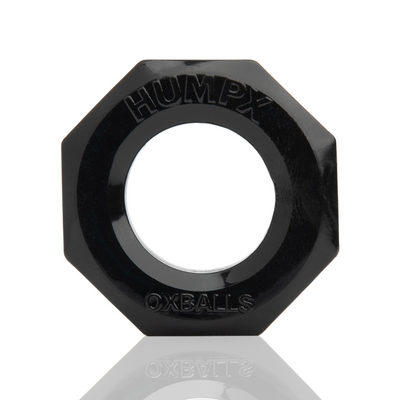 Image of Oxballs Humpx - Larger Screw Cockring - Black