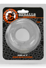 Oxballs Meat - Bigger Bulge Padded Pumping Cockring - Clear