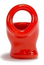 Oxballs Unit-X Stretch - Sporty Sleek Cocksling with Extended Ballstretcher Base - Red