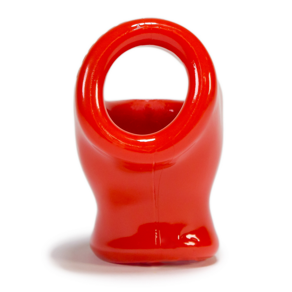 Oxballs Unit-X Stretch - Sporty Sleek Cocksling with Extended Ballstretcher Base - Red