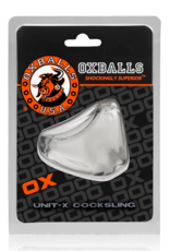 Oxballs Unit-X - Sporty Sleek Cocksling - Clear