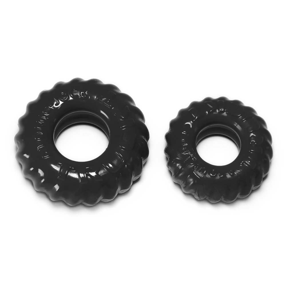 Oxballs Truckt - 2-pack Stretchy Cockring - Black