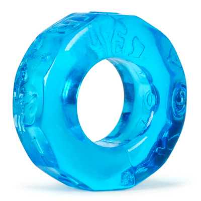 Image of Oxballs Sprocket - No-Roll Comfort Cockring - Ice Blue