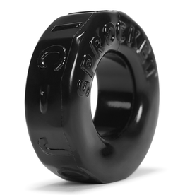 Oxballs Sprocket - No-Roll Comfort Cockring - Black