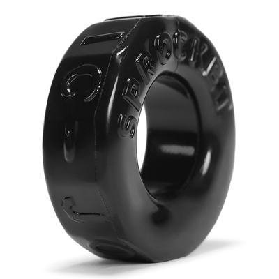 Oxballs Sprocket - No-Roll Comfort Cockring - Black