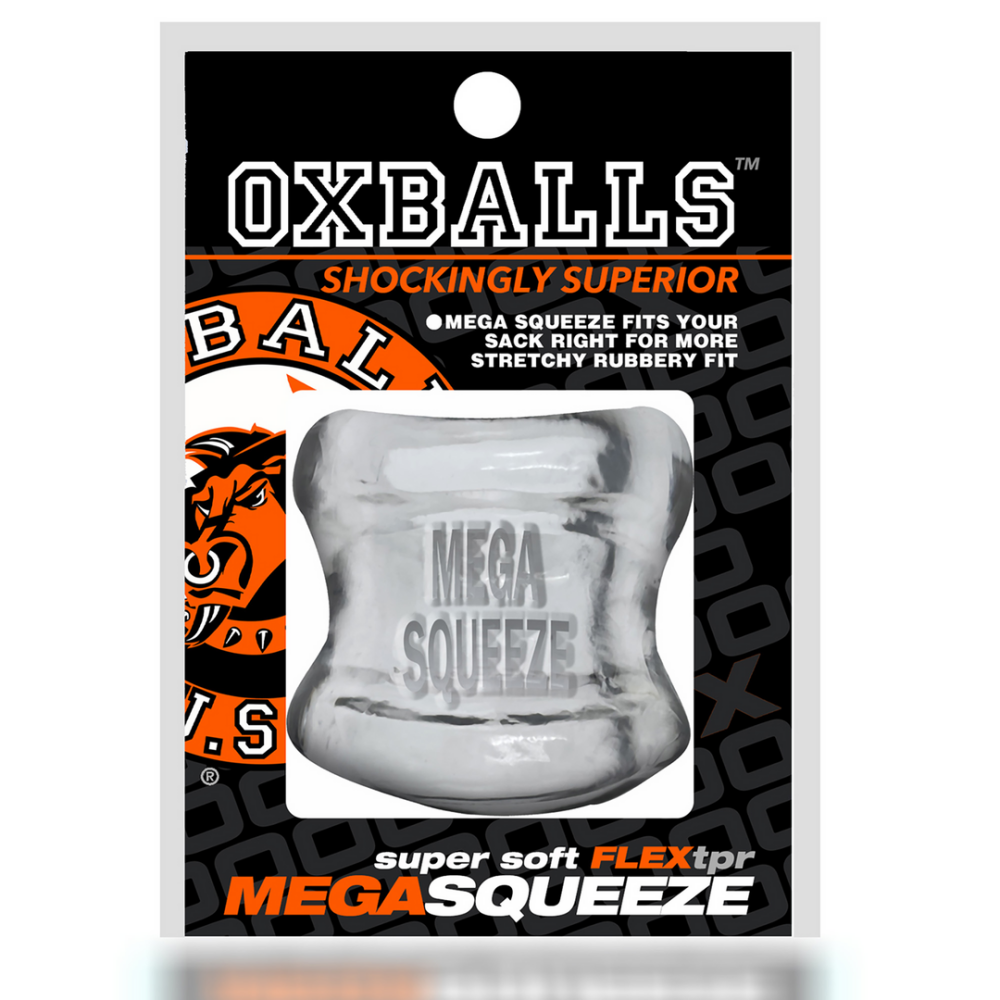 Oxballs Mega Squeeze - Ergofit Ballstretcher - Clear