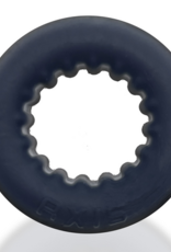 Oxballs Axis - Inner Ribbed Griphold Cockring - Black Ice