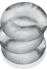 Oxballs Fat Willy - 3-pack Jumbo Cockrings - Clear