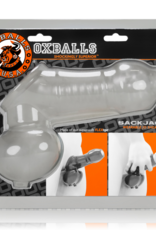 Oxballs Sackjack - Wearable Jackoff Sheath - Clear Frost