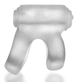 Hunkyjunk Revhammer - Shaft Vibe Ring - Helder IJs / Blauw
