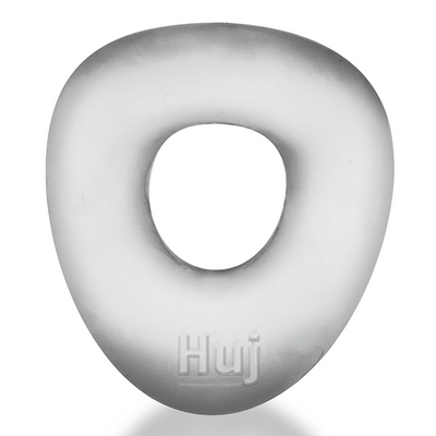 Image of Hunkyjunk Form - Curvy Cockring - Clear Ice 
