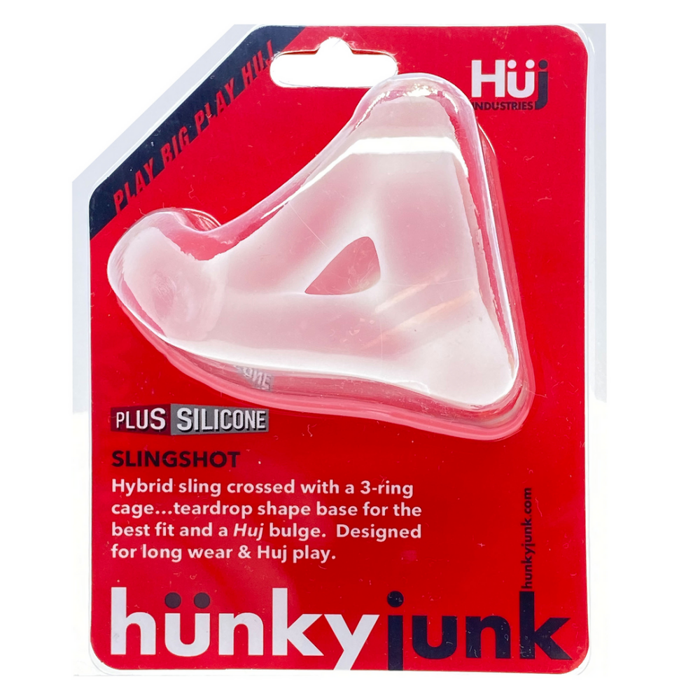 Hunkyjunk Slingshot - 3-Ring Teardrop Sling - Ice