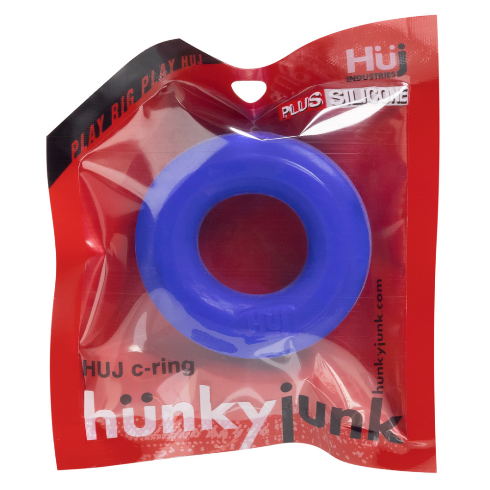 Hunkyjunk Huj - Single Cockring - Cobalt