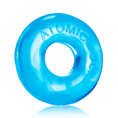 Image of Oxballs Do-Nut-2 - Jelly Cockring with Flat Inner Chamber - Ice Blue