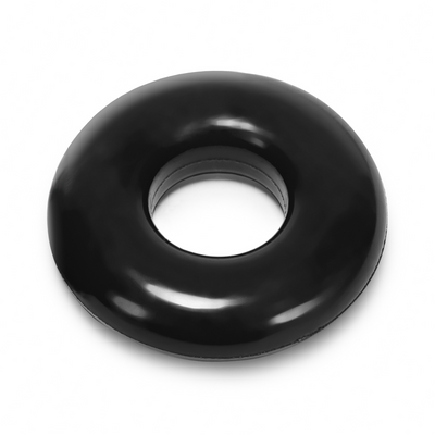 Image of Oxballs Do-Nut-2 - Jelly Cockring with Flat Inner Chamber - Black