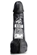 XR Brands Moby Super Dildo - 2 ft / 60 cm - Black